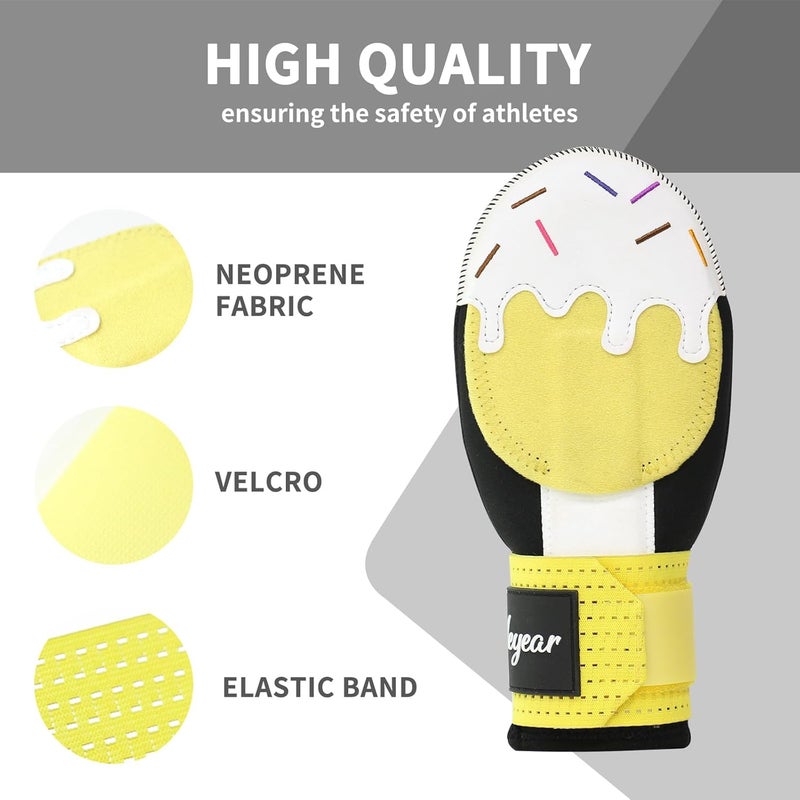 Heyear Baseball Sliding mitt, Sliding Mitt for Youth, Baseball Softball Glove for Hand Protection, Breathable and Durable, Adjustable Elastic Wrist Strap, Ambidextrous Design - Image 3